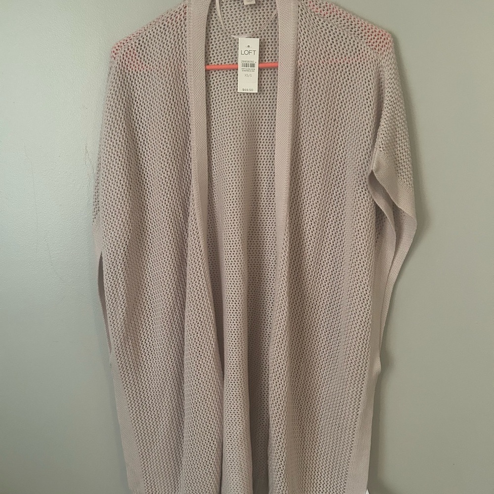 LOFT Women's Mesh Cardigan - Picture 3 of 7